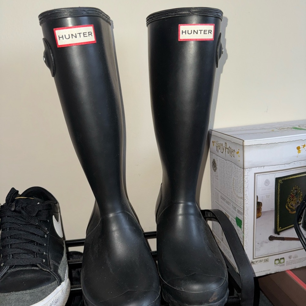 Hunter Black Rain Boots